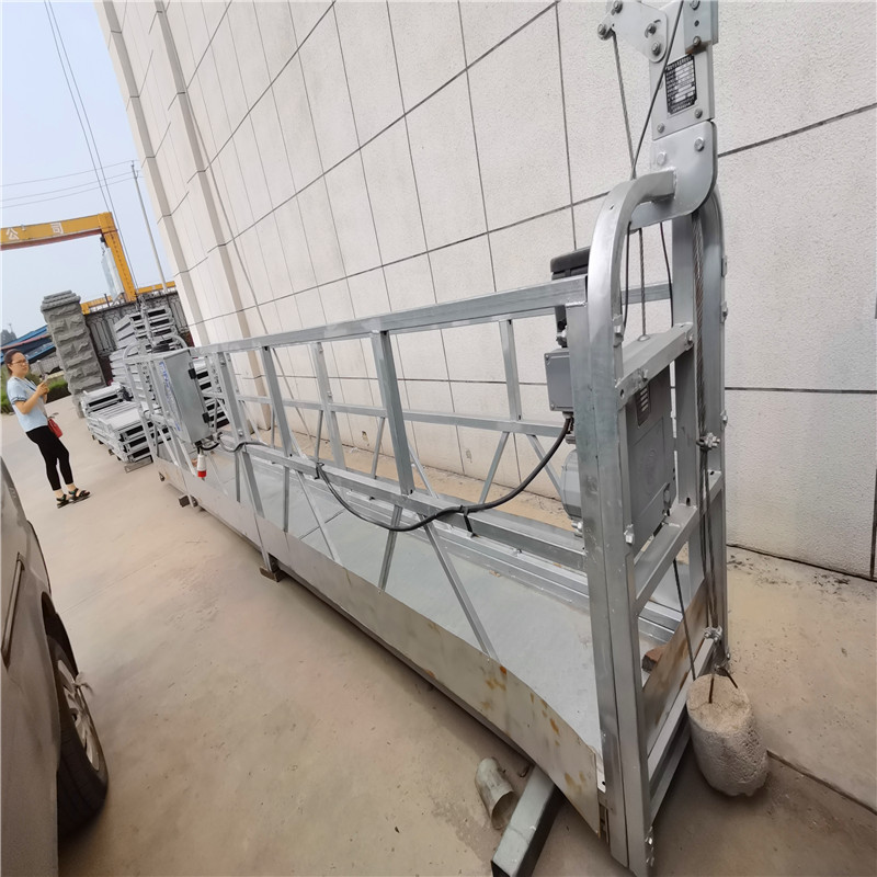 Plate-forme de travail suspendue de peinture de ZLP800 7.5m 800kg pour le nettoyage de vitres
