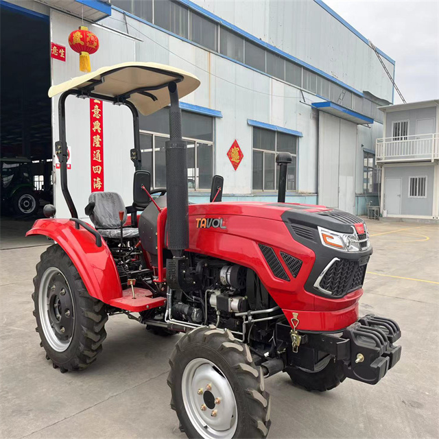 Embrayage à deux étages 50hp 4x2 Tracteur à roues agricole 
