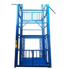 Ascenseur hydraulique adapté aux besoins du client d'ascenseur de cargaison de double rail de guide utilisé dans l'atelier/entrepôt d'usine 